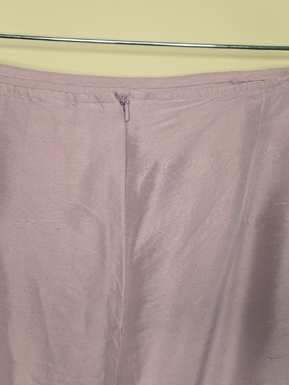 Vintage Lavender Silk Maxi Slip Skirt Romantic Minimalist Y2K Fairycore‎ - Picture 5 of 9